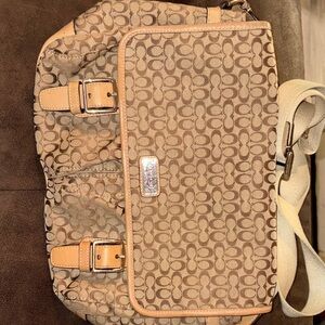 Coach Brown Signature Crossbody Bag
